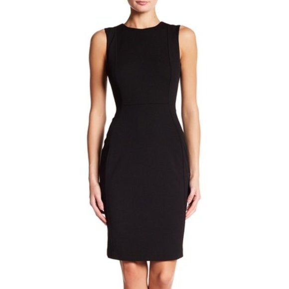 H&M Dresses & Skirts - H&M Blk Crepe Sheath Dress wZipper SM  NWT